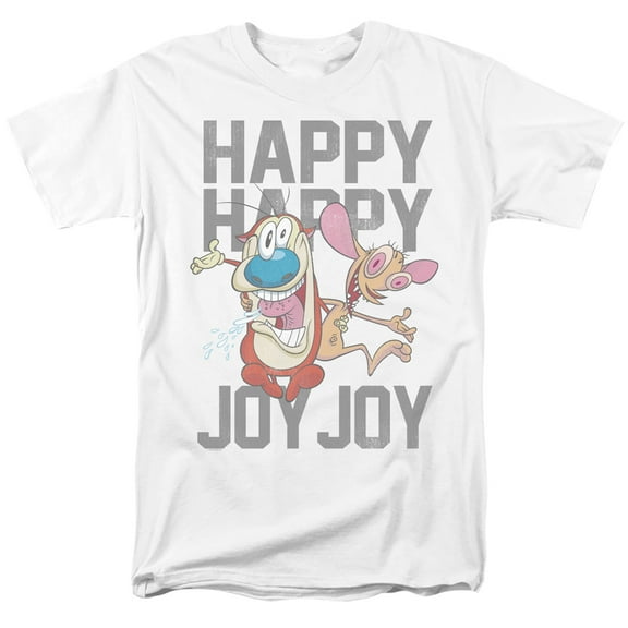 Ren and Stimpy Happy Happy Joy Joy Unisex Adult T Shirt
