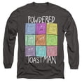 thumbnail image 1 of Ren and Stimpy Ptm Expressions Unisex Adult Long-Sleeve T Shirt (Large) Charcoal, 1 of 2