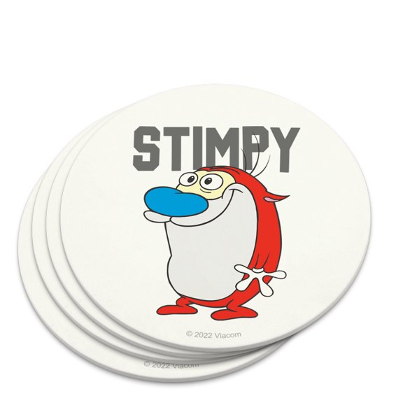 Ren and Stimpy Show Collegiate Stimpy Novelty Coaster Set