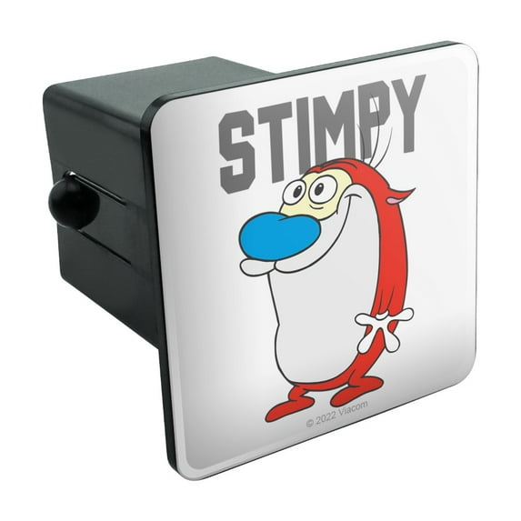 Ren and Stimpy Show Collegiate Stimpy Tow Trailer Hitch Cover Plug Insert