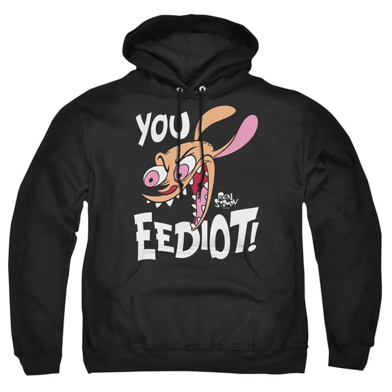 Ren and Stimpy You Eediot! Unisex Adult Pull-Over Hoodie