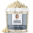 thumbnail image 1 of Renée’s White Cheddar Cheesy™ Gourmet Popcorn – Real Wisconsin white Cheddar cheese is smooth and creamy on fresh popped | Crispy, Cheesy, Delightful snack or gift - 1.1 gallon plastic bucket, 1 of 7