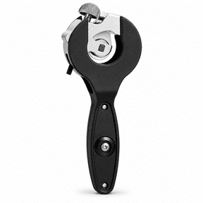 RenBin Ratcheting Pipe Cutter Tool, 5/16" to 1-1/8" Tubing Cutter for Copper, Aluminum, PVC and PEX Pipes, Close Quarters Ratchet Tubing Cutter