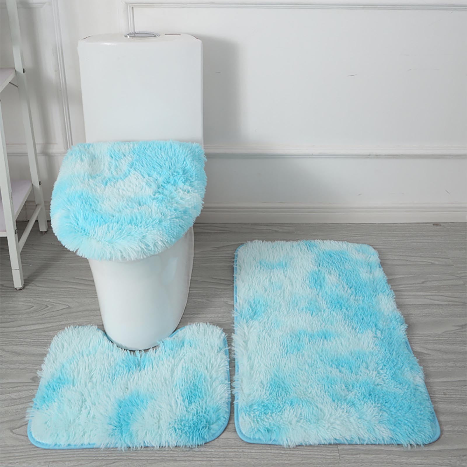 Tea table blanket plush mat bedroom rug bathroom anti-slip mat blanket living room carpet simple