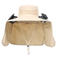 thumbnail image 1 of RenXiang Wide Brim Solar Fan Hat with 2 Solar Fans,Sun Bucket Hat Breathable Outdoor Fishing Hat,Summer Mosquito Solar Fan,Summer Hat for Men Women, 1 of 7