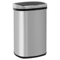 thumbnail image 1 of Rena 13.2 gal Motion Sensor Stainless Steel Silver Kitchen Trash Can, 1 of 15