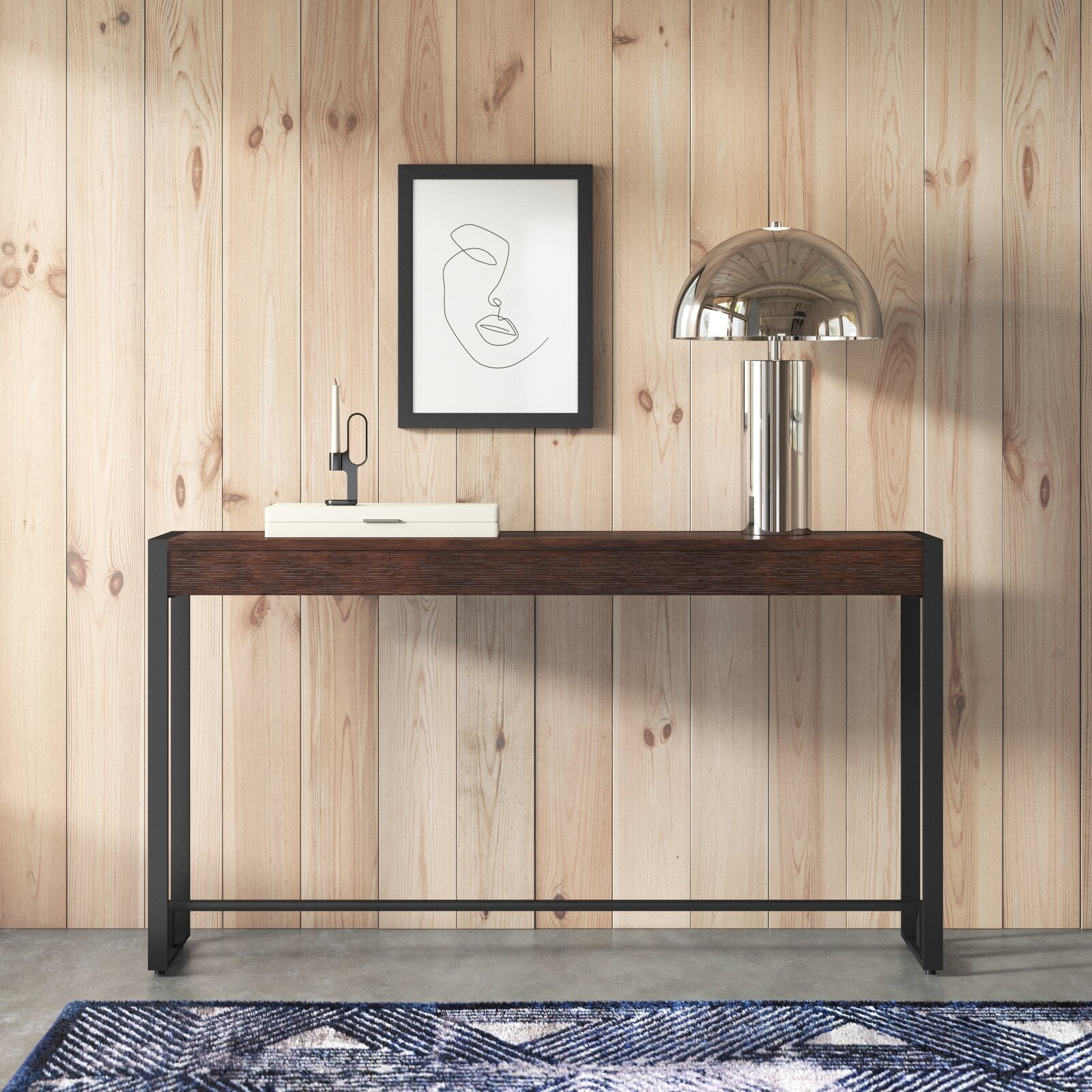 Rena 54 Console Table Adult Assembly Required Yes Linseed oil can be used on the tabletop only