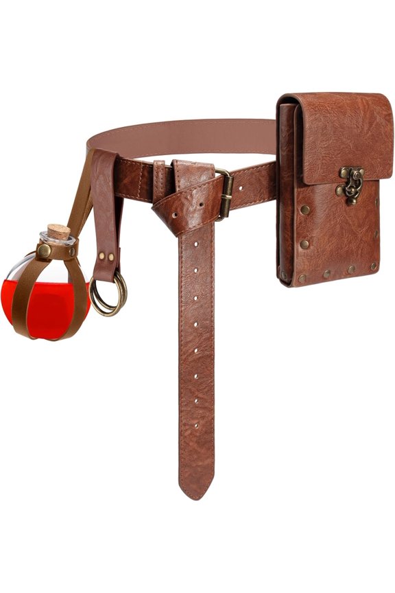 Renaissance Belt Pouch Bag Pouch Skirt Hike Medieval Bag Ren Faire Costume Accessories for Halloween