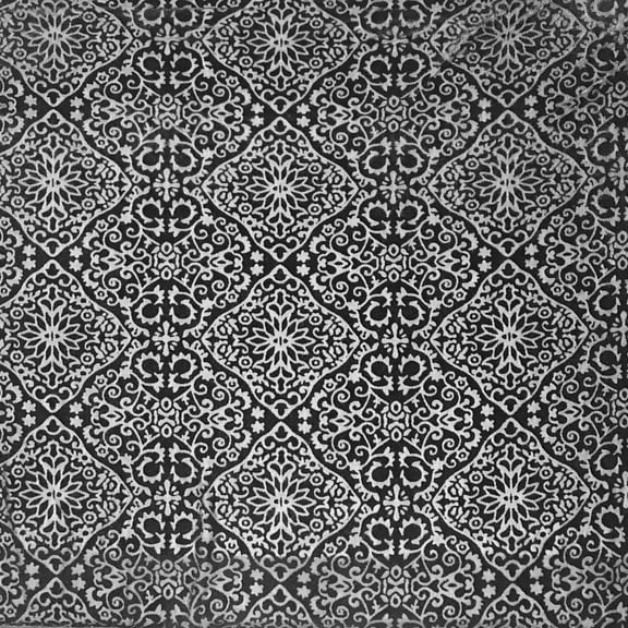 Renaissance Black Burnout Velvet