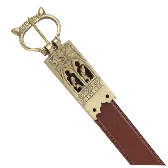 Renaissance Brass Gothic Cathedral Buckle