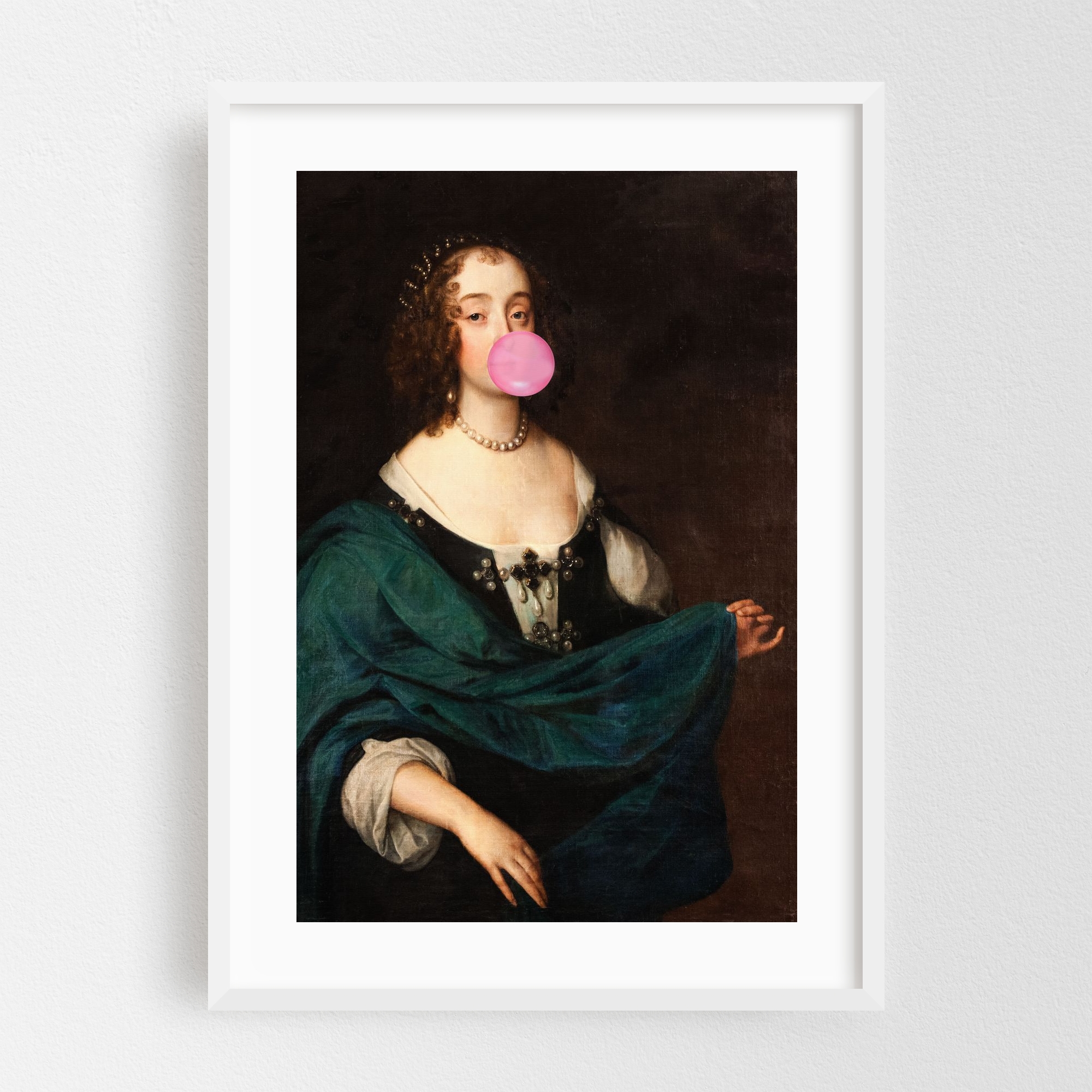 Renaissance Bubble Gum / Altered Art - Photography Pop Art Humor ...