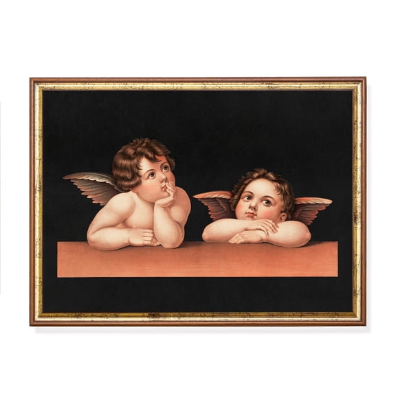 Renaissance Cherub Angels Classical Heavenly Portrait Wall Art Decor Unframed Paper Print