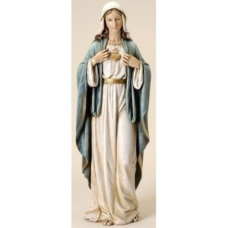 Renaissance Collection Joseph's Studio by Roman Exclusive Immaculate Heart of Mary Statue, 37-Inch