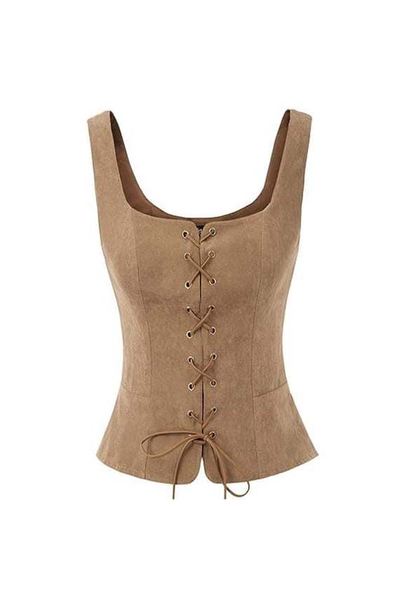 Renaissance Corset Costume Womens Retro Cosplay Costumes Pirate Medieval Viking Crop Tank Tops Victorian Bodice