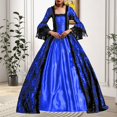 thumbnail image 1 of Renaissance Women, Lace Dress for Women, Irish Renaissance Dress for Halloween Retro Gown, 1 of 5