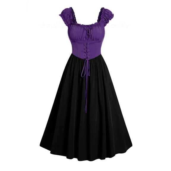 Renaissance Dress Women Victorian Medieval Costume Empire Waist Irish Regency Dress Retro Ren Faire Costume