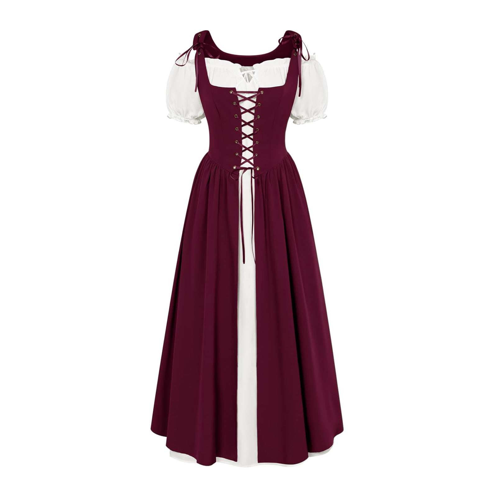 CGMDTZ Renaissance Dress for Women, Medieval Pirate Irish Ren Faire Dresses, Vintage Cosplay Peasant Maxi Gown, Women's, Size: Small CGMDTZ Renaissance Dress for Women, Medieval Pirate Irish Ren Faire Dresses, Vintage Cosplay Peasant Maxi Gown, Women's, Size: Small