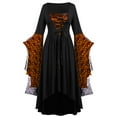 thumbnail image 1 of Renaissance Dress for Women Plus Size Vintage Medieval Dress Long Floor Length Gothic Dress Batwing Sleeve Fashion Dresses, 1 of 4