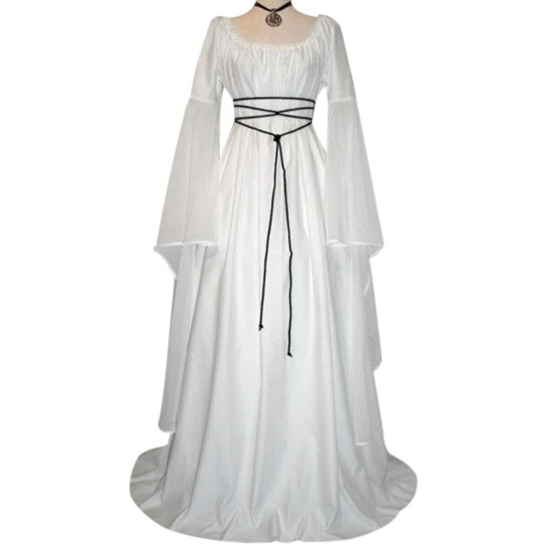 Renaissance Dresses For Women Medieval Costume Irish Long Over