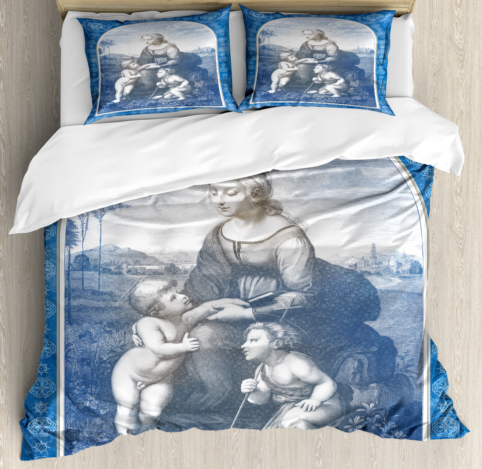 QUILT COVER SET ADORNED IN ANTIQUITY