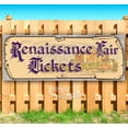 thumbnail image 1 of Renaissance Fair Tickets Castle Purple Text 13 oz Vinyl Banner With Metal Grommets, 1 of 4