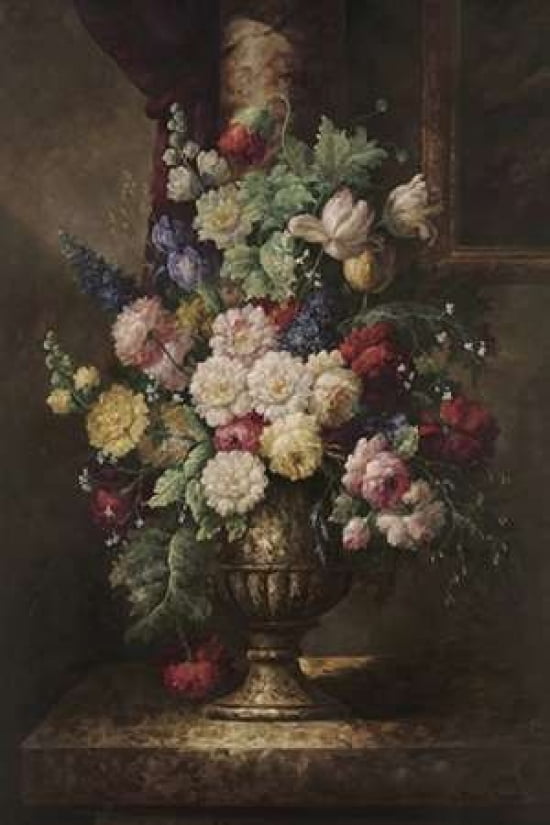 Renaissance Floral Canvas Art - Cho (20 x 28)