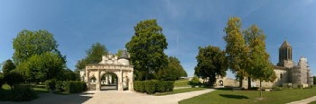 Renaissance Gate Church of Notre Dame Surgeres Charente-Maritime Poitou-Charentes France Canvas Art - Panoramic Images (36 x 12)