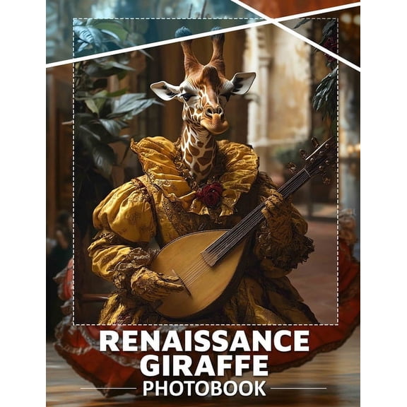 Renaissance Giraffe Photo Book: Vibrant Artistic Depictions Of Giraffes In 40 Stunning Visuals For Art Enthusiasts, (Paperback)