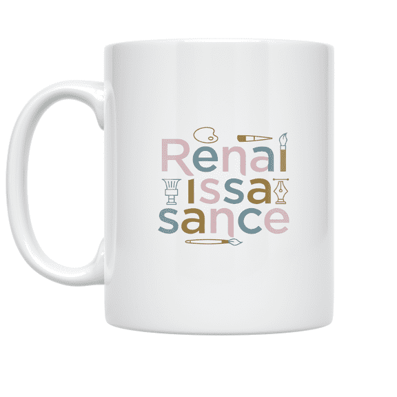 Renaissance Inspired Art - Creative Enthusiast - 11 oz Ceramic Coffee Mug