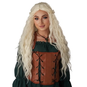 Renaissance Maiden Adult Wig (Icy Blonde)
