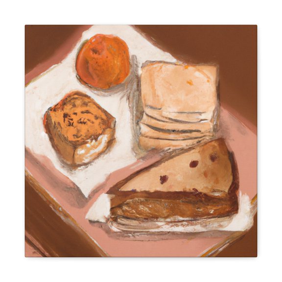 "Renaissance Pastry Delight" - Canvas