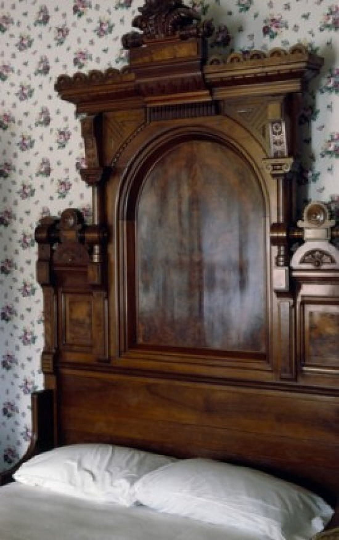 Renaissance Revival Bed ca 1870-80 Antiques-Furniture Canvas Art - (18 x 24)