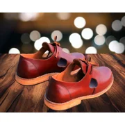 Renaissance Shoes Leather Medieval Larp Shoes SCA LARP