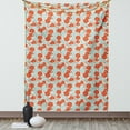 thumbnail image 1 of Renaissance Tapestry, Flourishing Blooms Vintage Bouquet Baroque Impressions Shabby, Wall Hanging for Bedroom Living Room Dorm Decor, 40W X 60L Inches, Vermilion Baby Blue Cream, by Ambesonne, 1 of 2