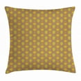 thumbnail image 1 of Renaissance Throw Pillow Cushion Cover, Baroque Damask Medieval Rococo with Royal and Ornamental Curves, Decorative Square Accent Pillow Case, 24 X 24 Inches, Earth Yellow Orange Grey, by Ambesonne, 1 of 2