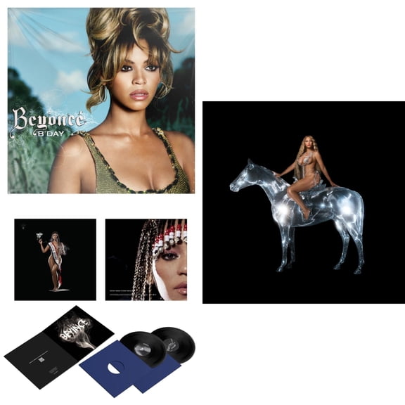 Renaissance (X) (180G/2LP) & Cowboy Carter (X) (2LP/180G/Bead Face) & B'day (2LP/180G)