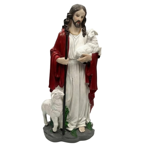 Renaissances Collections Holy Statue Figurines Good Shepherds Figures Table Centerpieces Moderns Home Decors