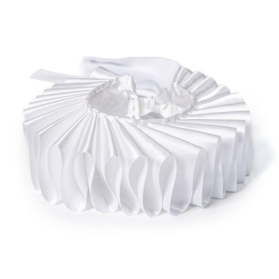 Renaissances Pet Necklace Costume Accessories Adjustable Collar Ruffled Neck for Dog Cats Event Parties