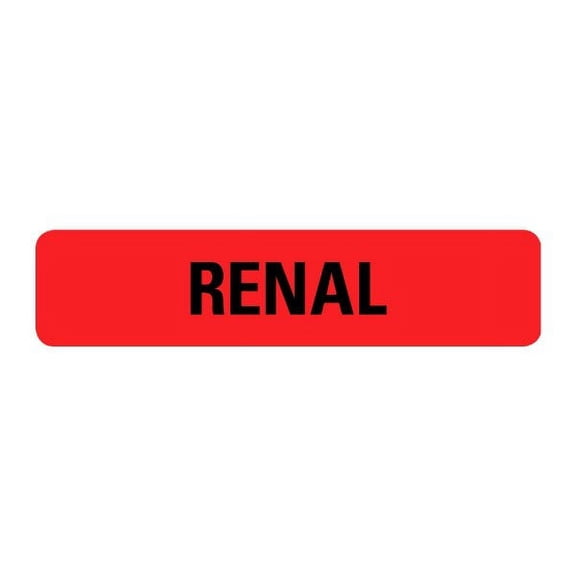 Renal Food Service Medical Labels