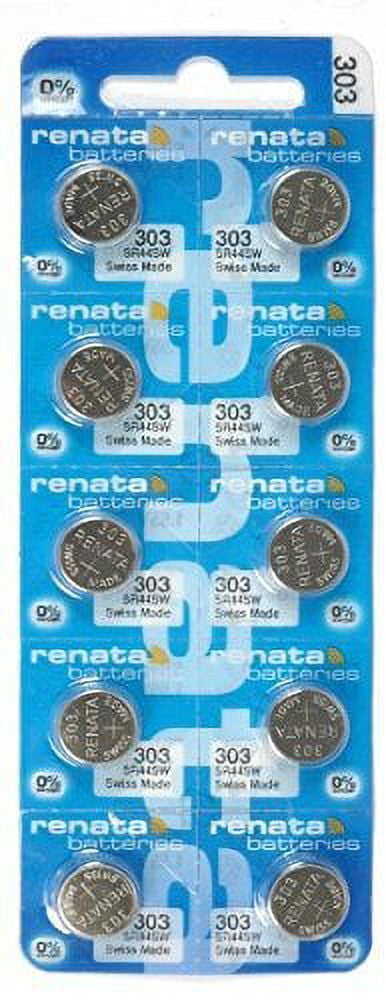 Renata #303 Silver Oxide Button Cell Batteries for Kitchen - Walmart ...