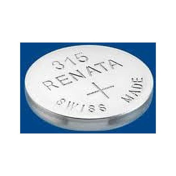 Renata 315 - SR716 Silver Oxide Button Battery 1.55V - 25 Pack + 30% Off!