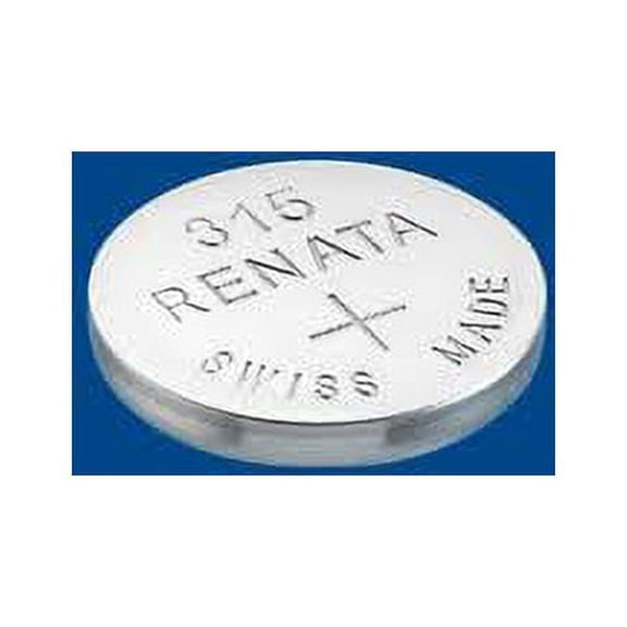 Renata 315 - SR716 Silver Oxide Button Battery 1.55V - 5 Pack + 30% Off!