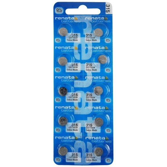 Renata 315 SR716SW 1.55V Silver Oxide Watch Battery