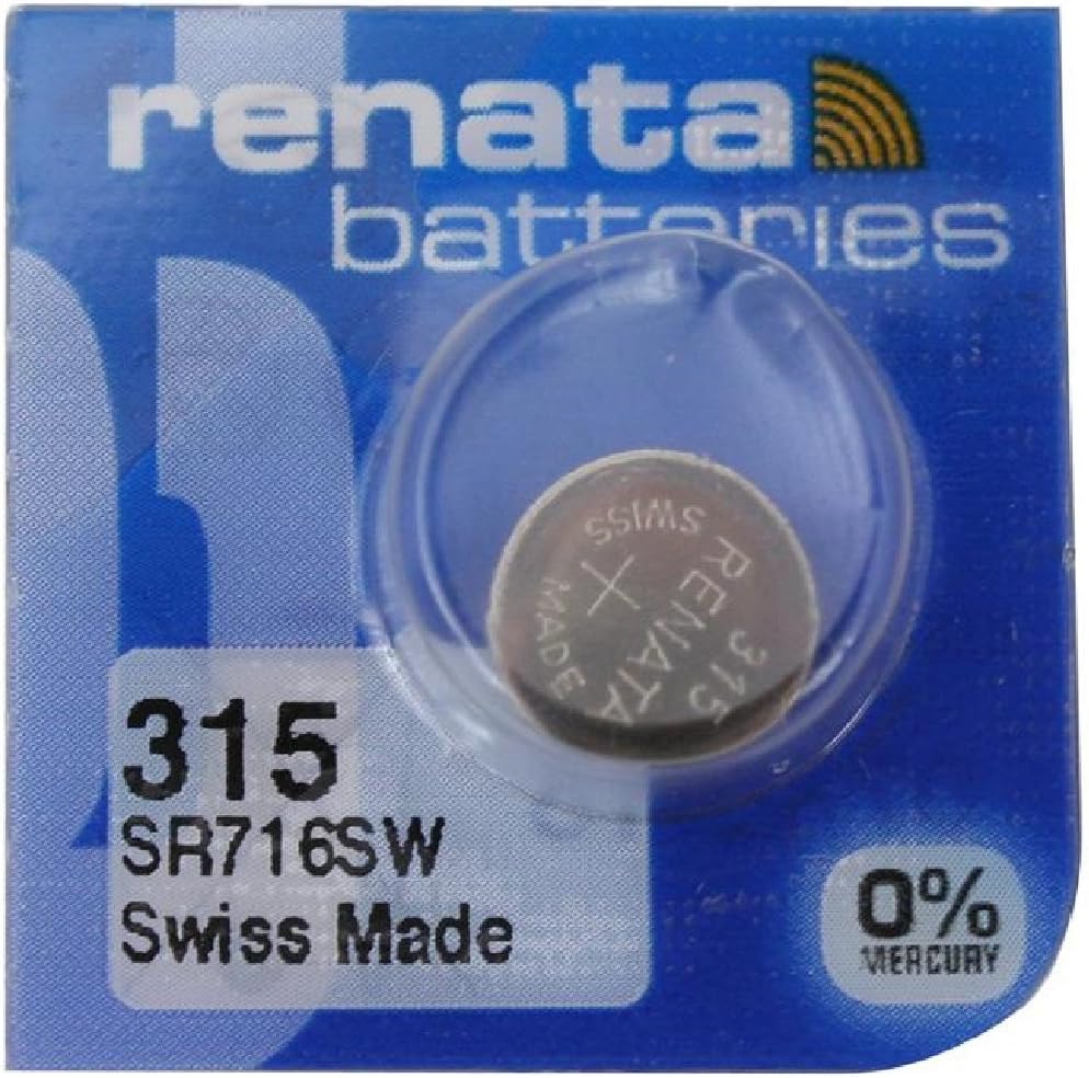 Renata 315 SR716SW Batteries 1.55V Silver Oxide 315 Watch Battery (10