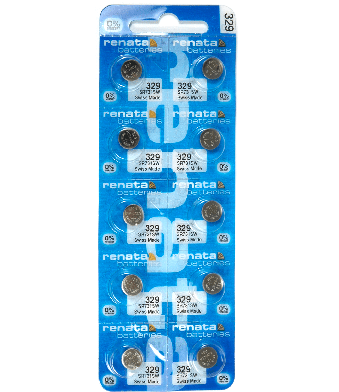 Renata Uhrenbatterie SP 329 / SR731SW - 1 Stück, Original Aus Der Schweiz