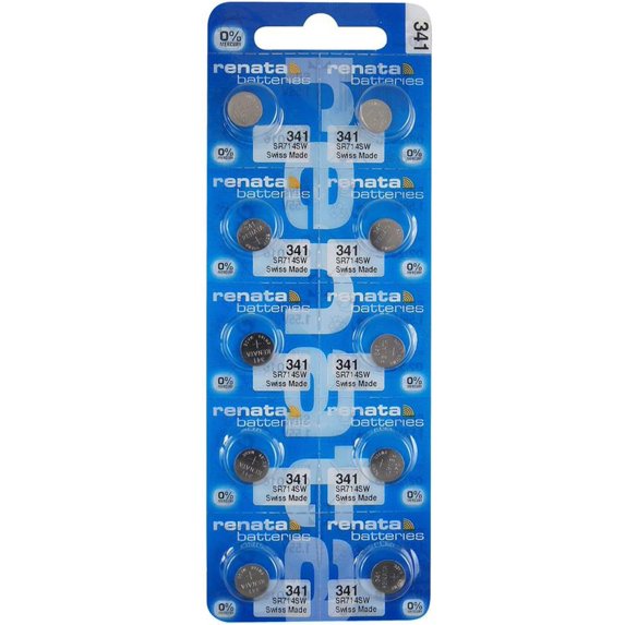 Renata 341 SR714SW 1.55V Silver Oxide Watch Battery