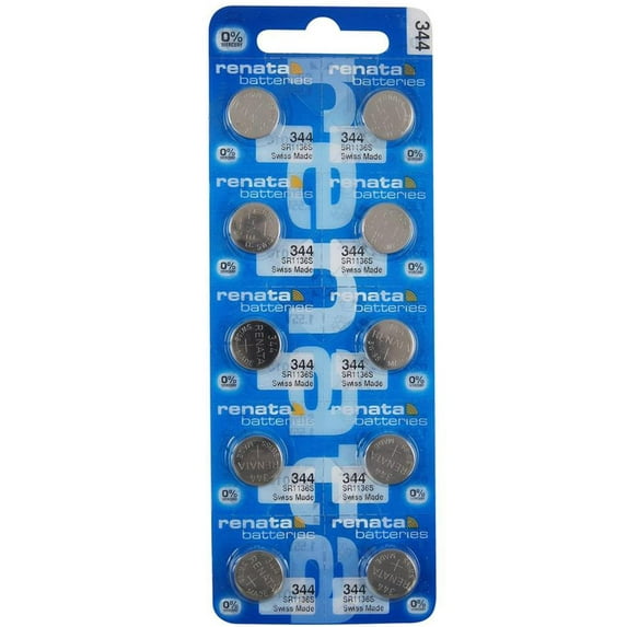 Renata 344 SR1136SW 1.55V Silver Oxide Watch Battery