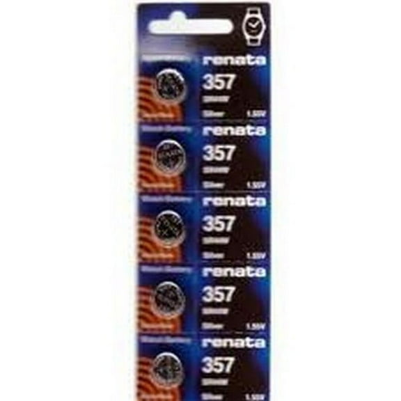 Renata 357/303 - SR44 Silver Oxide Button Battery 1.55V - 10 Pack + Free Shipping