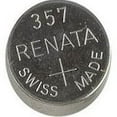thumbnail image 1 of Renata 357/303 - SR44 Silver Oxide Button Battery 1.55V - 20 Pack + Free Shipping, 1 of 1