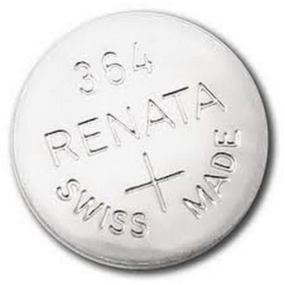 Renata 364/363 - SR621 Silver Oxide Button Battery 1.55V - 2 Pack + Free Shipping